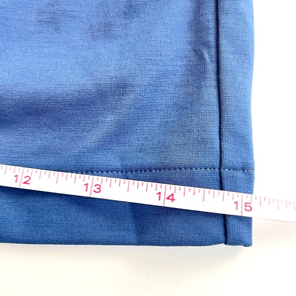 Banana Republic Sleeveless Rayon Viscose Blue Belted Wide Leg Jumpsuit 4 - Picture 8 of 14